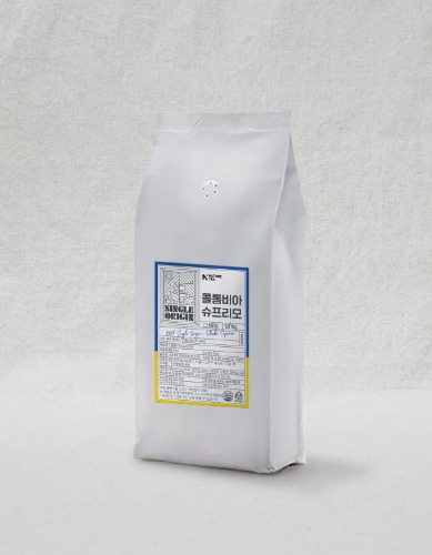[업체발송] 네이쳐티빈 커피 싱글오리진 콜롬비아 수프리모 원두 500g/1kg